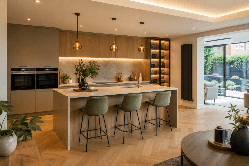 Modern Bespoke Fitted Kitchens designed around lifestyle and daily needs