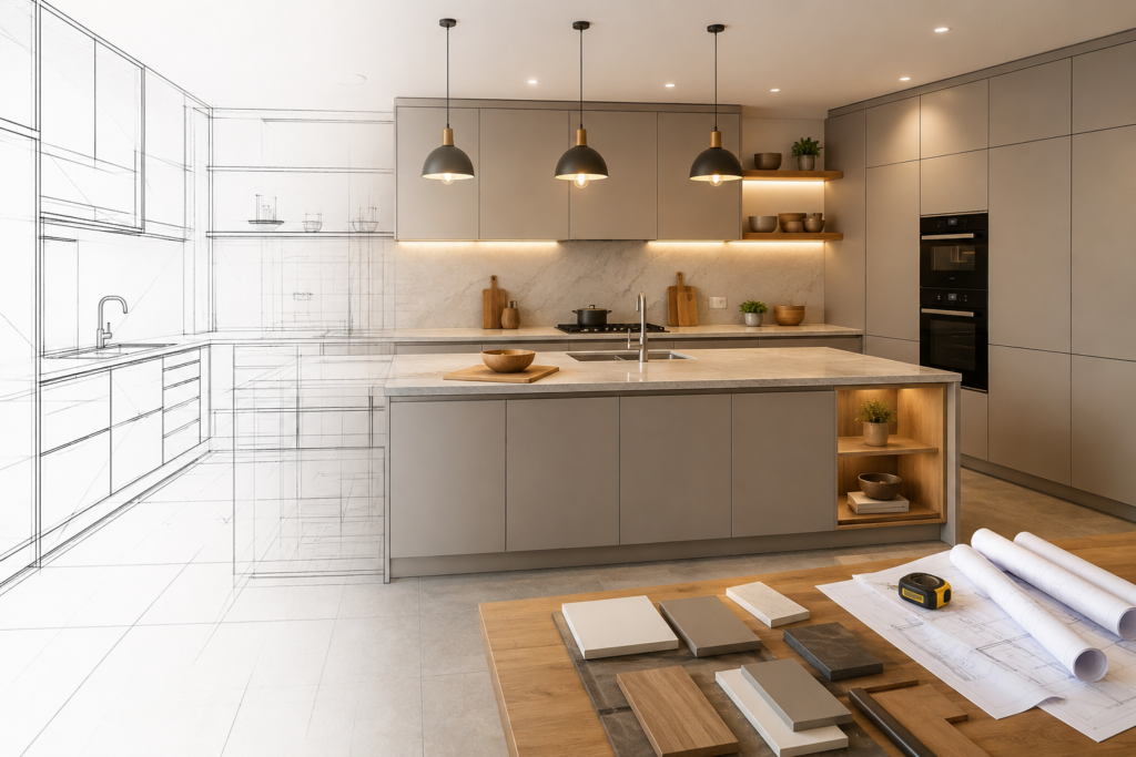 Kitchen fitting costs and professional kitchen installation