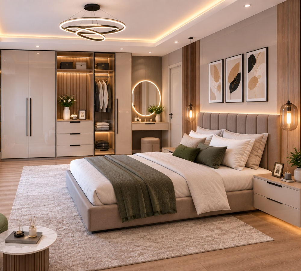 modern fitted bedrooms
